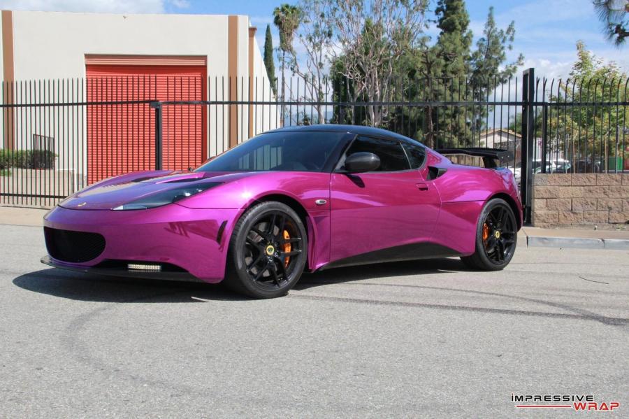  Lotus Evora Purple Chrome by Impressive Wrap 2016 года  (фото 16 из 26)